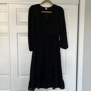 Black MIDI Dress